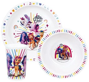 Παιδικό Σετ Φαγητού 3τμχ My Little Pony ANGO 006134