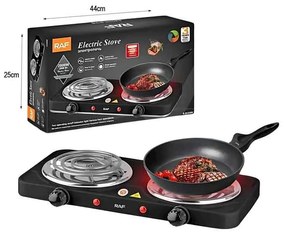 RAF Ηλεκτρική Εστία 2000W R.8020BB - Electric Stove