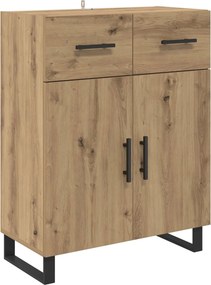 vidaXL Highboard 2 pcs Artisan Oak 69,5 x 34 x 180 εκ.