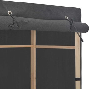 vidaXL Ντουλάπα Γκρι 79 x 40 x 170 εκ. Υφασμάτινη