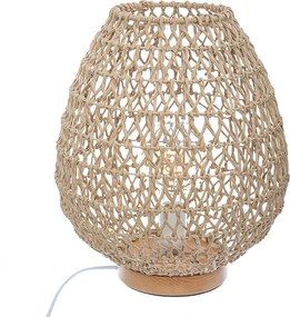 Επιτραπέζιο φωτιστικό Etel pakoworld E27 φυσικό Φ30x35.5εκ