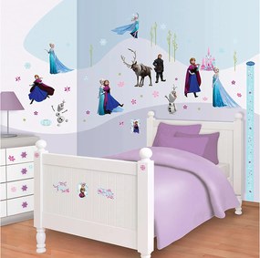 Παιδικά αυτοκόλλητα τοίχου Walltastic Frozen Decor Kit (70 Room Stickers)