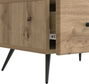 vidaXL Ντουλάπι TV Artisan Δρυς 147 x 34,5 x 30 εκ Επεξεργασμένο Ξύλο