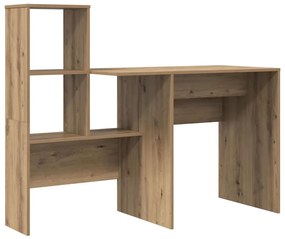 vidaXL Γραφείο artisan δρυς 131.5 x 50 x 106.5 εκ. Επεξεργασμένο ξύλο