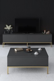 TV Stand Lord - Anthracite, Gold Anthracite
Gold