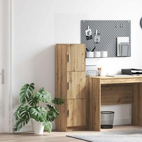 vidaXL Highboard Artisan Oak 31.5 x 32 x 122.5 εκ