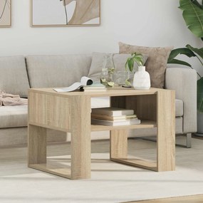 vidaXL Τραπεζάκι σαλονιού Δρύς Sonoma 66 x 53 x 45 εκ.
