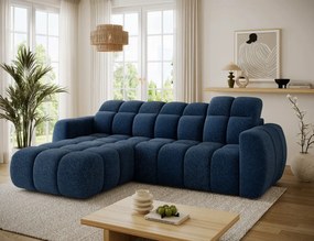 Γωνιακός καναπές Comfora-Μπλε-Αριστερή