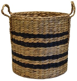 Καλάθι Με Σχέδιο 00.06.66136 Φ35x35cm Υδροϋάκινθου Black Υδροϋάκινθος