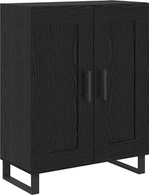 vidaXL Highboard 2 pcs Μαύρη Οξυά 69,5 x 34 x 180 εκ.