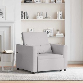 vidaXL Μονός καναπές-κρεβάτι Σκούρο γκρι 90 x 165 x 87 εκ. ύφασμα