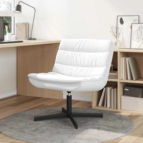 vidaXL Περιστρεφόμενη καρέκλα Λευκό 63 x 75 x 76 εκ PU