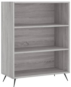 vidaXL Ντουλάπι Γκρι Sonoma 69,5 x 34 x 180 εκ. Επεξεργασμένο Ξύλο