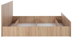 Κρεβάτι ADLER Διπλό Sonoma Oak 160x200 εκ. 170x205x95 εκ.