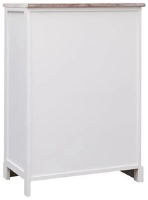 vidaXL Ντουλάπι με 10 Συρτάρια Καφέ 113 x 30 x 79 εκ. από Ξύλο