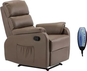 Πολυθρόνα Relax Massage Voron-Cappuccino