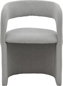 Πολυθρόνα Cocon pakoworld ύφασμα γκρι μπεζ 58x58x80εκ