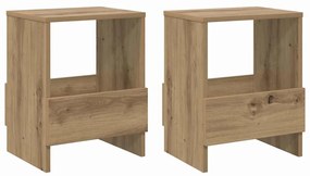 vidaXL Ράφι Περιοδικών 2 pcs Artisan Oak 35 x 30 x 45 εκ.