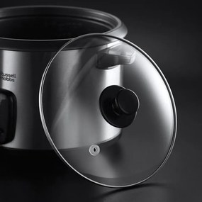Βραστήρας ρυζιού Russell Hobbs Cook @ Home 19750-56, 700W, 1,8 l, Επιλογή διατήρησης της θερµότητας, Σώμα από ανοξείδωτο ατσάλι