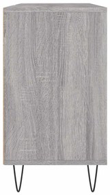 vidaXL Ντουλάπι Μπάνιου Γκρι Sonoma 80 x 33 x 60 εκ. από Επεξεργ. Ξύλο