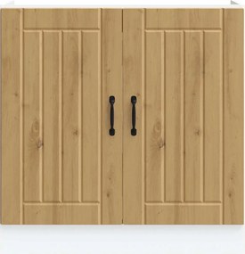 vidaXL Ντουλάπι βάσης νεροχύτη "Lucca" Artisan Oak Engineered Wood