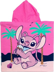 Παιδικό Πόντσο (50x100) Dimcol Lilo & Stitch 195 Baby Pink