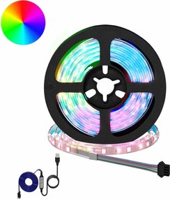 vidaXL Λωρίδα LED 2 pcs Μαύρο και Διαφανές 950 χιλ Χαλκός και Πλαστικό