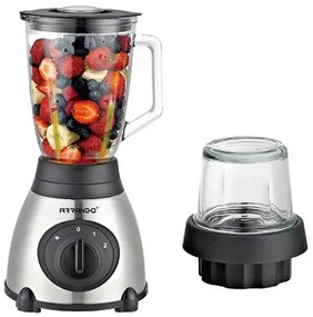 Arrango AF76246 Μπλέντερ με Γυάλινη Κανάτα 1.5lt 800W Μαύρο