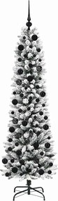 vidaXL Τεχνητό Χριστουγεννιάτικο Δέντρο με 300 LED Λευκό 180 cm