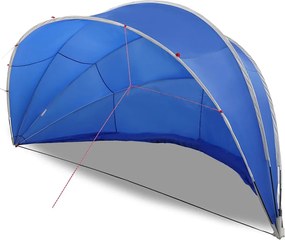 vidaXL Θόλος πισίνας Μπλε 546 x 516 x 250 εκ.