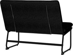 vidaXL Πάγκος Μαύρος 100x75x76 εκ. Υφασμάτινη