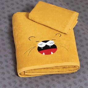 Παιδικές Πετσέτες (Σετ 2τμχ) Nef-Nef Homeware Junior Angry Lion 420gsm