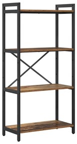 vidaXL Βιβλιοθήκη Παλαιό ξύλο 60 x 30 x 118 εκ Επεξεργασμένο ξύλο
