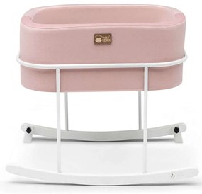 Κούνια Βρεφική Hier 676HDS1136 90x58x70cm Pink-White Baby