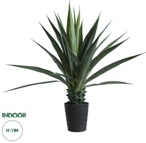 20078 GloboStar® Artificial Garden SISAL AGAVE 20078 Τεχνητό Διακοσμητικό Φυτό Αγαύη Υ110cm