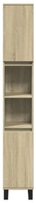 vidaXL Ντουλάπι Μπάνιου Sonoma Δρυς 30x30x190 εκ. Επεξεργασμένο Ξύλο