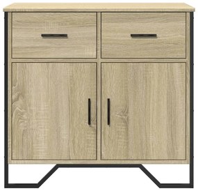vidaXL Ντουλάπι Sonoma Δρυς 79,5x35,5x74,5 εκ. από Επεξεργασμένο Ξύλο