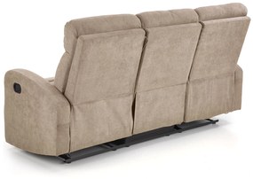 OSLO 3S sofa with recliner function color: beige DIOMMI V-CH-OSLO_3S-SOFA-BEŻOWY