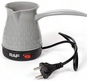 Raf Ηλεκτρικό Μπρίκι 600W Χωρητικότητας 500ml Γκρι R.126