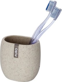Ποτηροθήκη Μπάνιου Wenko Puro Beige 20474100