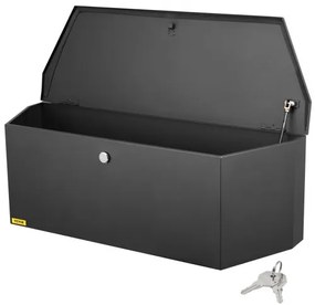 VEVOR Trailer Tongue Tool Storage Box 36 x 12 x 12 inch Carbon Steel + Lock Keys