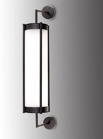 Φωτιστικό Τοίχου 01484 5W LED 3000K 400Lm 16,5x70cm Black Luma