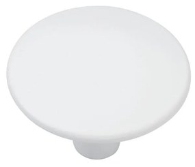 Roline 693 Πόμολο Eπίπλου από Ζάμακ Λευκό Φ34mm