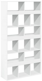 vidaXL Βιβλιοθήκη Λευκή 100x33x187,5 εκ. Επεξ. Ξύλο