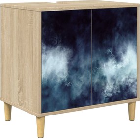 vidaXL Ντουλάπι Μπάνιου RAALTE Sonoma 60 x 40 x 60 εκ
