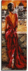 Πίνακας Καμβάς 762SYM4263 30x80cm Multi Wallity Κάθετοι Wood, Canvas