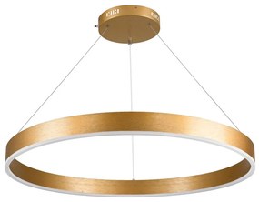 Φωτιστικό Οροφής Venom 61181 Led 67W Φ80cm Gold GloboStar
