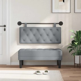 vidaXL Κρεμαστό Κεφαλάρι Ανοιχτό γκρι ύφασμα