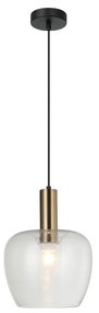 Φωτιστικό Οροφής Κρεμαστό Oliver 4322800 E27 LED 1xMax 40W 25x189cm Clear Viokef