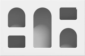 vidaXL Κρεμαστό ντουλάπι Λευκό 60 x 20 x 40 εκ Επεξεργασμένο ξύλο